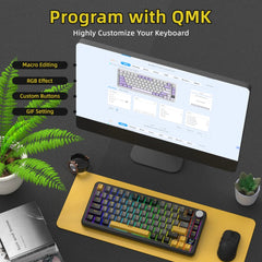 A Photo Of Attack Shark X85 Pro - 75% Wireless Mechanical Gaming Keyboard
