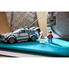 A Photo Of LEGO Time Machine from Back to the Future - 357 Pieces - 77256