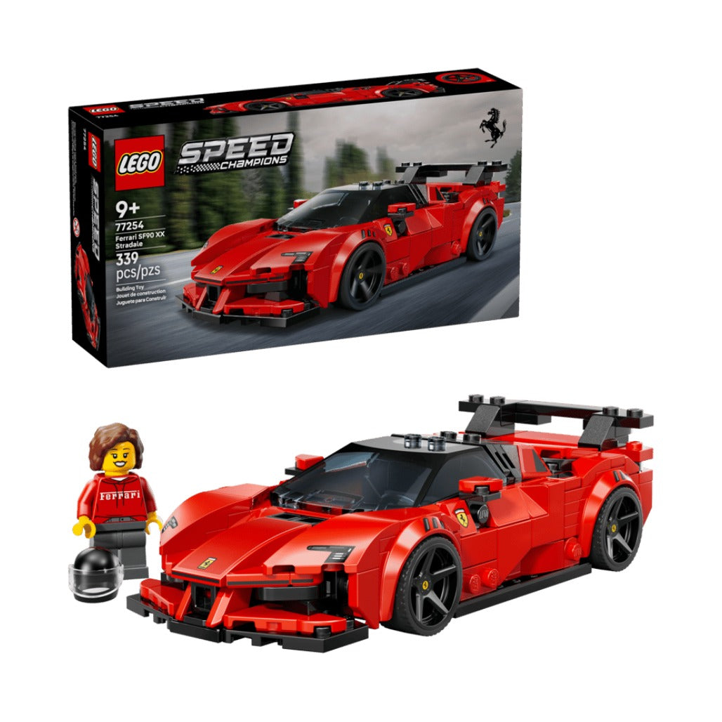 A Photo Of LEGO Ferrari SF90 XX Stradale Sports Car - 339 Pieces - 77254