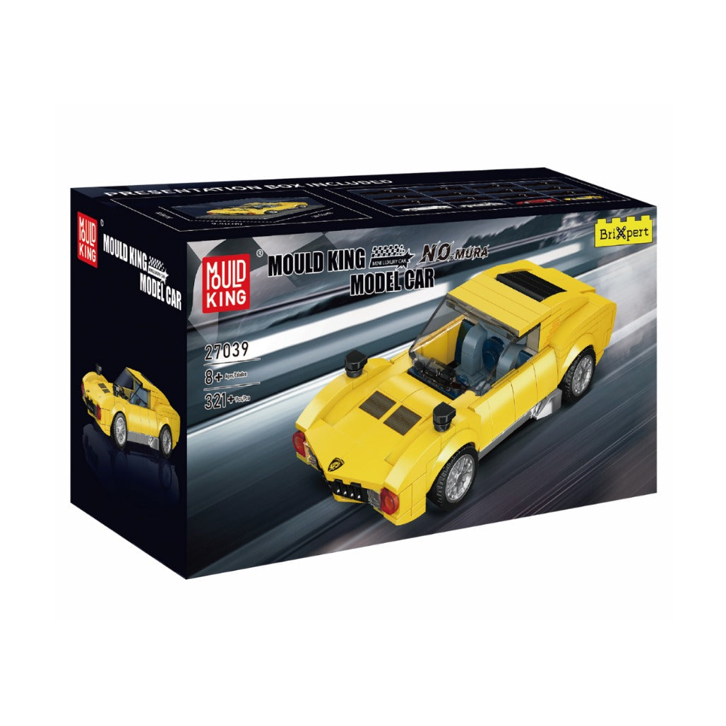 A Photo Of Mould King Italian Bull Miura Car Model Building Toy Set - 321 Pieces - 27039
