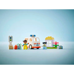 A Photo Of LEGO Duplo Ambulance & Driver 19 Pieces - 10447
