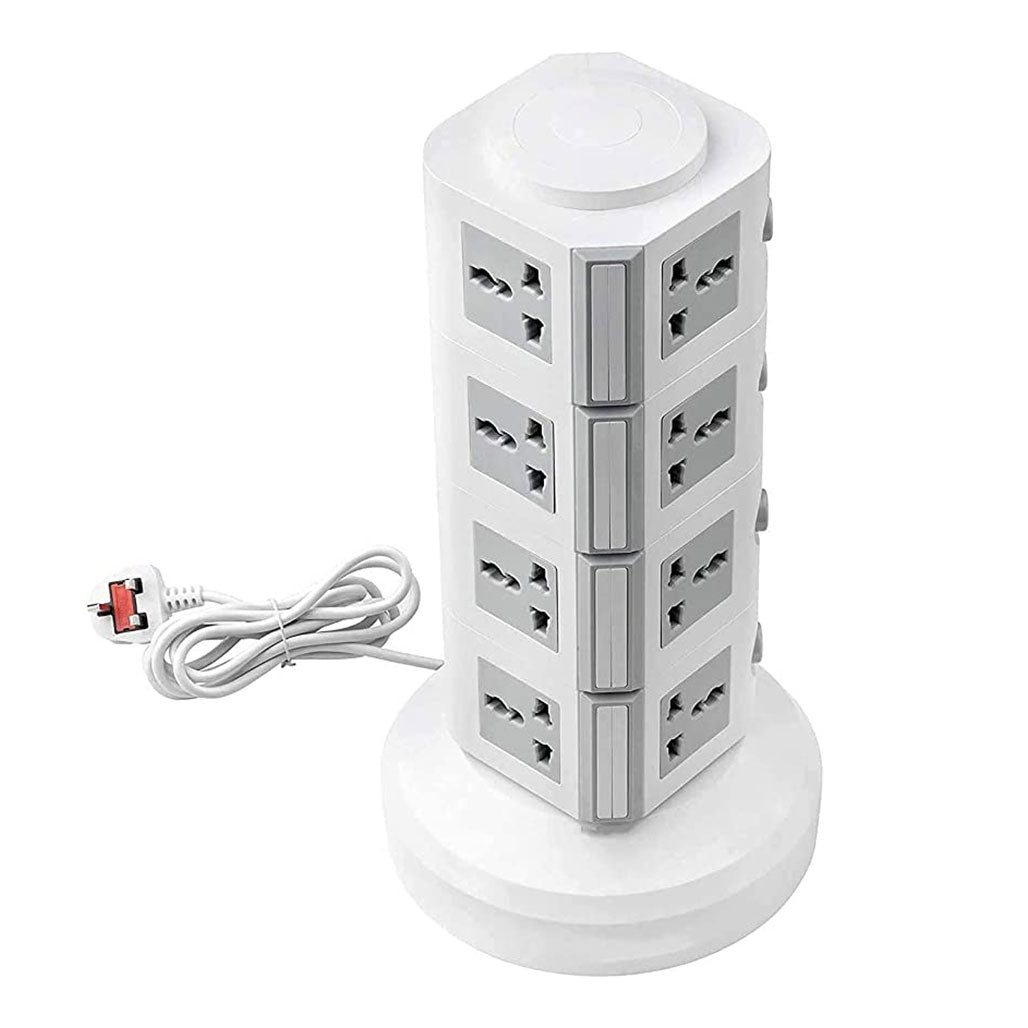 A Photo Of 4 Layers Multi-Plug with USB Port - 220V