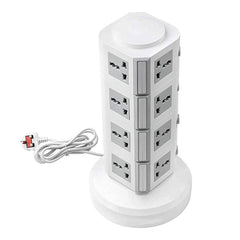 A Photo Of 4 Layers Multi-Plug with USB Port - 220V