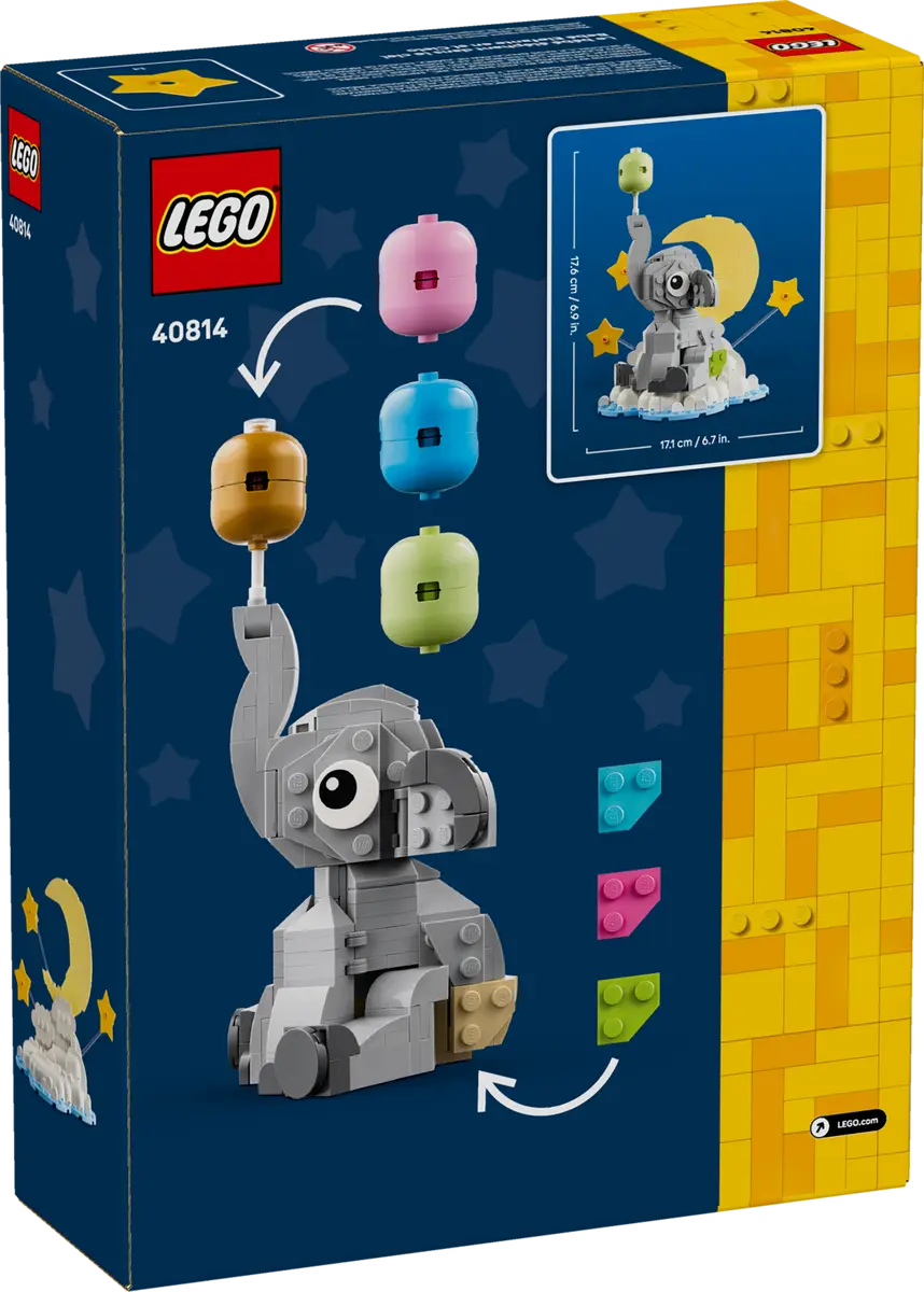 A Photo Of LEGO Creator Baby Elephant in the Sky 402 Pieces - 40814