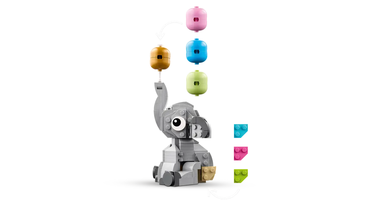 A Photo Of LEGO Creator Baby Elephant in the Sky 402 Pieces - 40814