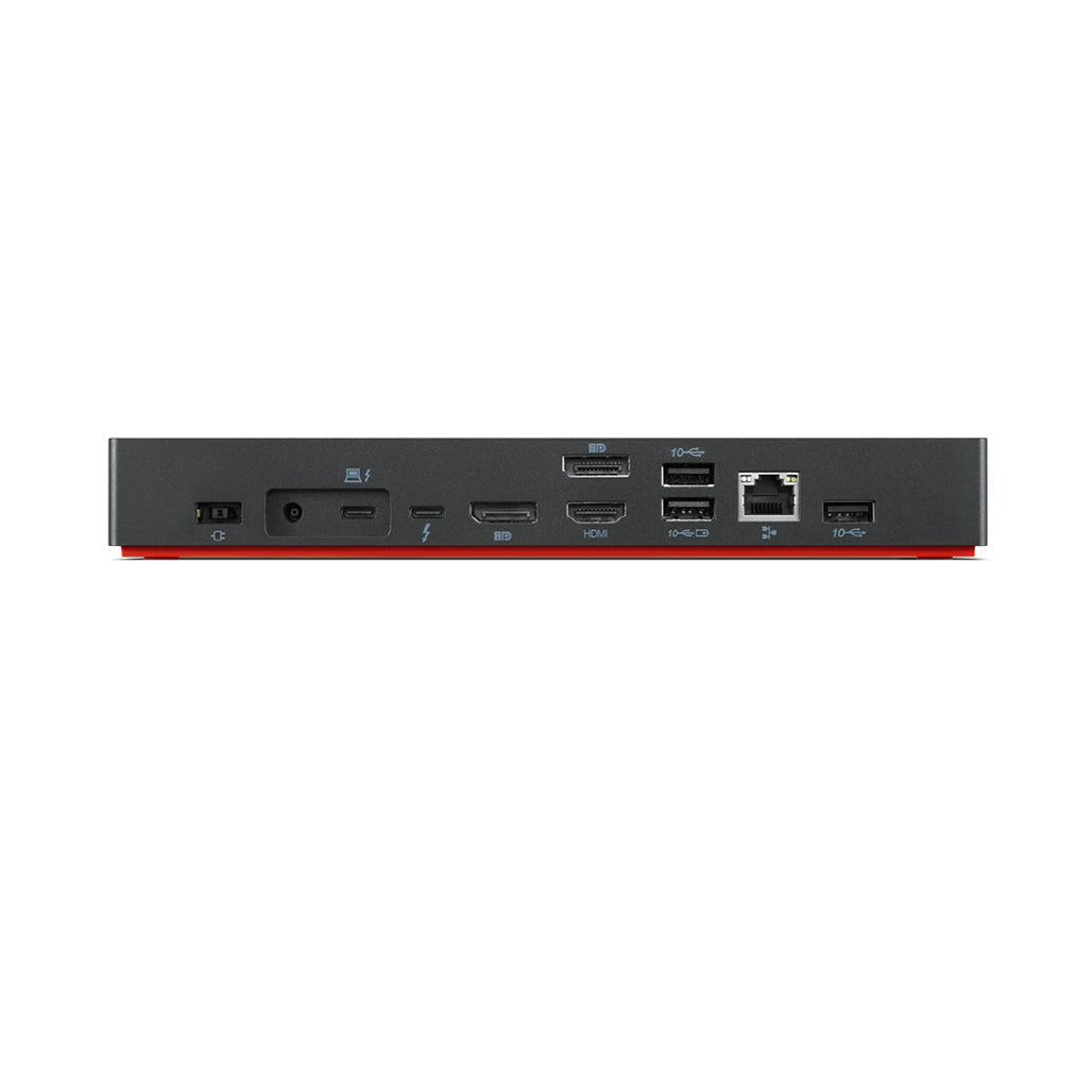 A Photo Of Lenovo ThinkPad Thunderbolt 4 Workstation Dock – 230W PD, 8K/4K Display Support, High-Speed Data Transfer