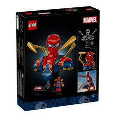 A Photo Of LEGO Marvel Iron Spider-Man Bust 379 Pieces - 76326
