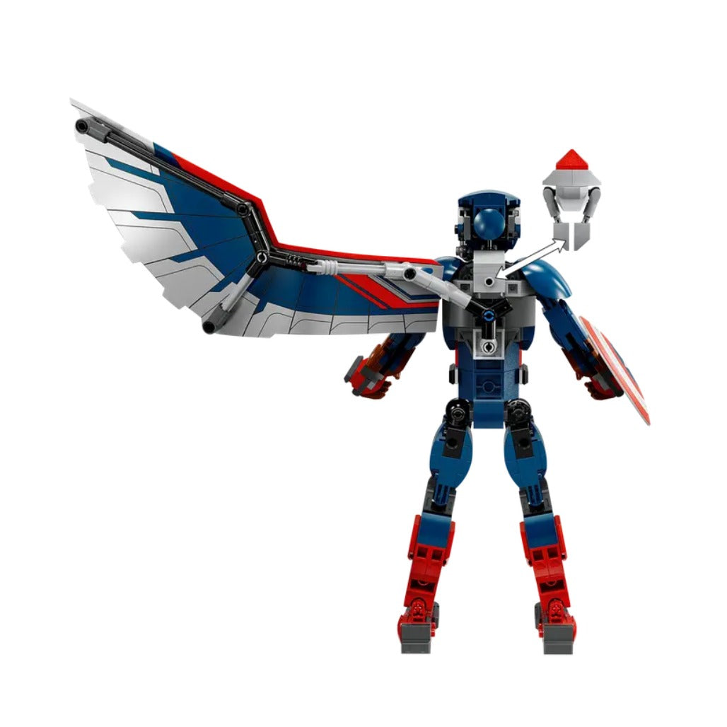 A Photo Of LEGO Marvel New Captain America Construction Figure 359 Pieces - 76296