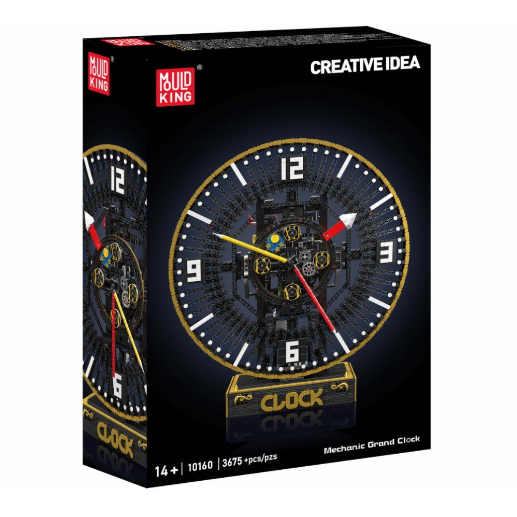 A Photo Of Mould King Motorized Mechanical Gear Clock Building Toy Set - 3675 Pieces - 10160