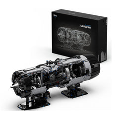 A Photo Of Nifeliz Turbofan Engine Building Set - 2216 Pieces - NF10317