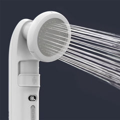 A Photo Of Porodo Lifestyle Capri Portable Rechargeable Bidet, 5L Capacity, IPX6 Waterproof, 1.2m Hose - White