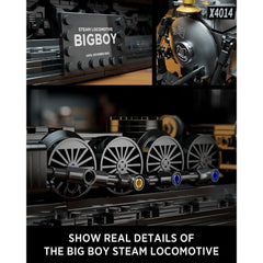 A Photo Of Nifeliz Big Boy Steam Locomotive Building Set - 1818 Pieces - NF10263