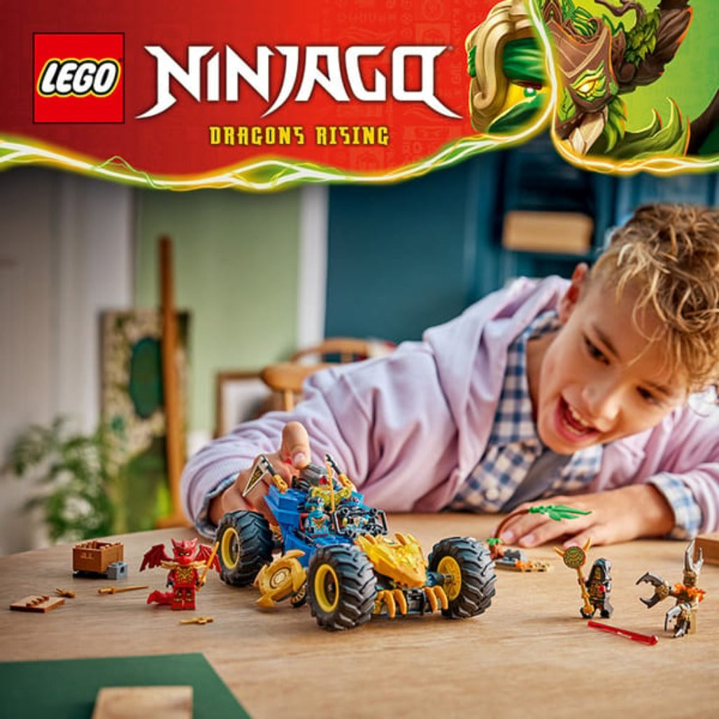 A Photo Of LEGO Jay's Transforming Car - 387 Pieces - 71856