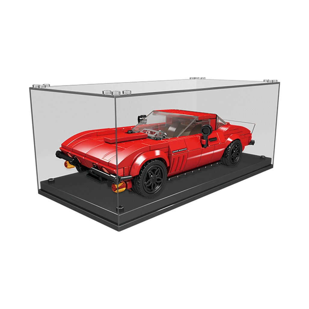A Photo Of Mould King 27034S Corvette Sports Car Model Building Toy Set - 371 Pieces - 27034