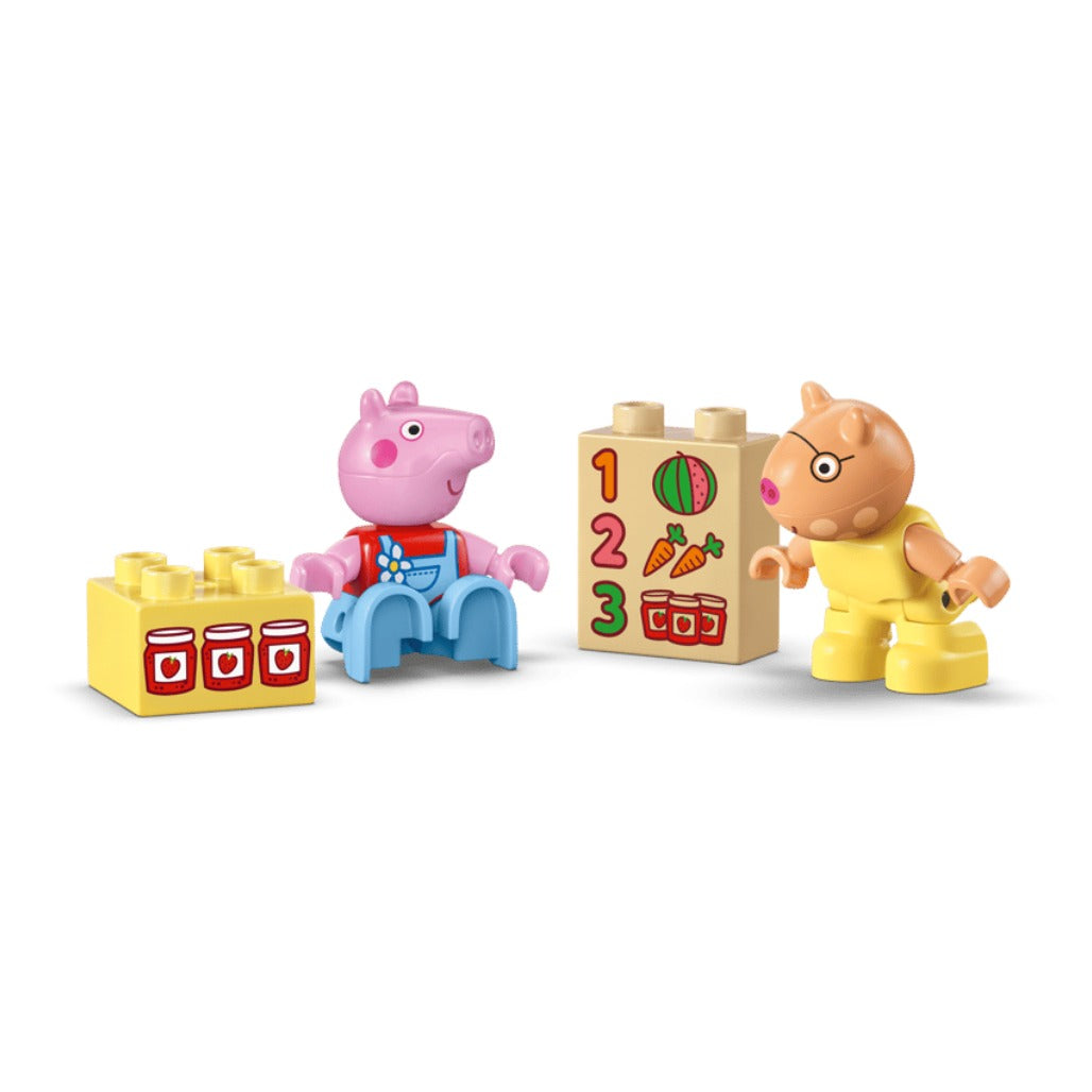 A Photo Of LEGO Tractor and Market - 18 Pieces - 10468
