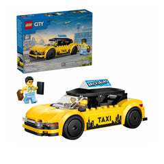 A Photo Of LEGO City Yellow Taxi 122 Pieces - 60487