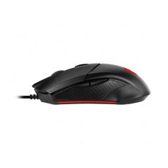A Photo Of MSI Clutch GM08 Gaming Mouse | 4200 DPI, PixArt PAW-3519 Sensor, Mechanical Switches, Red LED