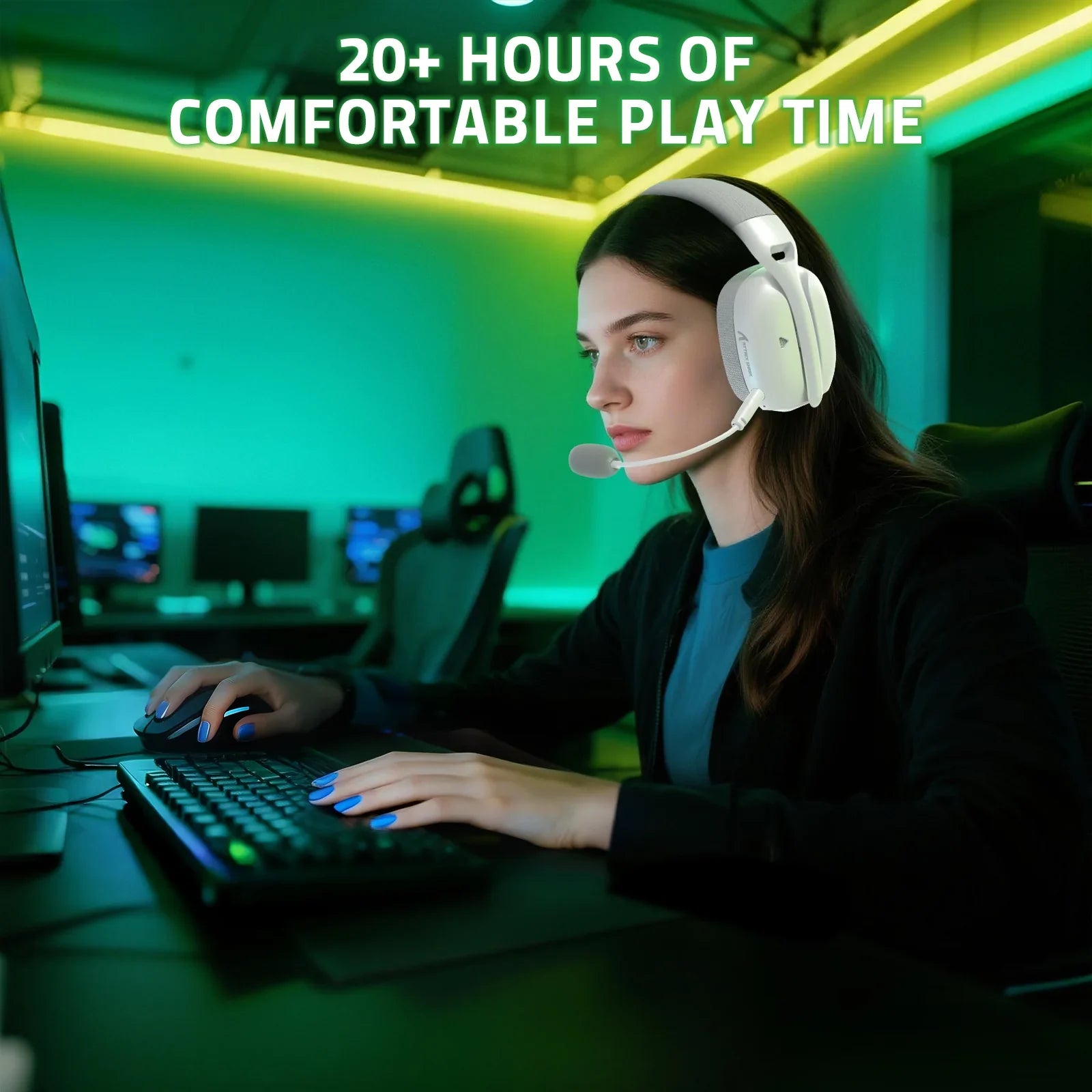 A Photo Of ATTACK SHARK L80 PRO - Wireless Gaming Headset