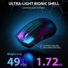 A Photo Of ATTACK SHARK X5 Wireless Gaming Mouse