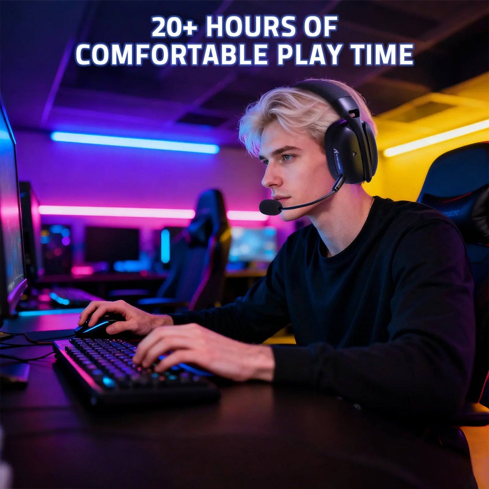 A Photo Of ATTACK SHARK L80 PRO - Wireless Gaming Headset