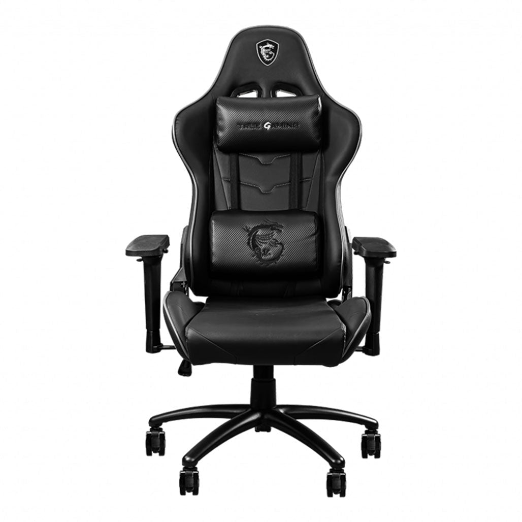 A Photo Of MSI MAG CH120 I Gaming Chair - Ergonomic High-Back with 180° Recline, 4D Armrests, and Steel Frame