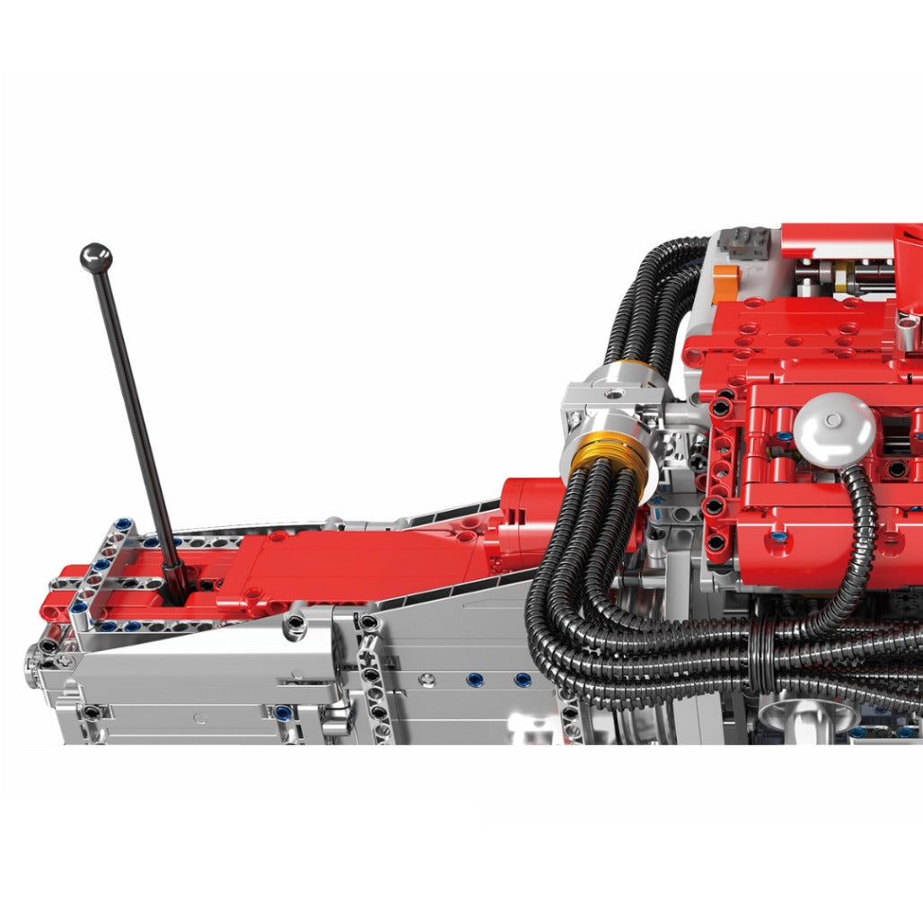 A Photo Of Mould King Motorized Italian Supercar V12 Engine Building Toy Set - 3472 Pieces - 10169
