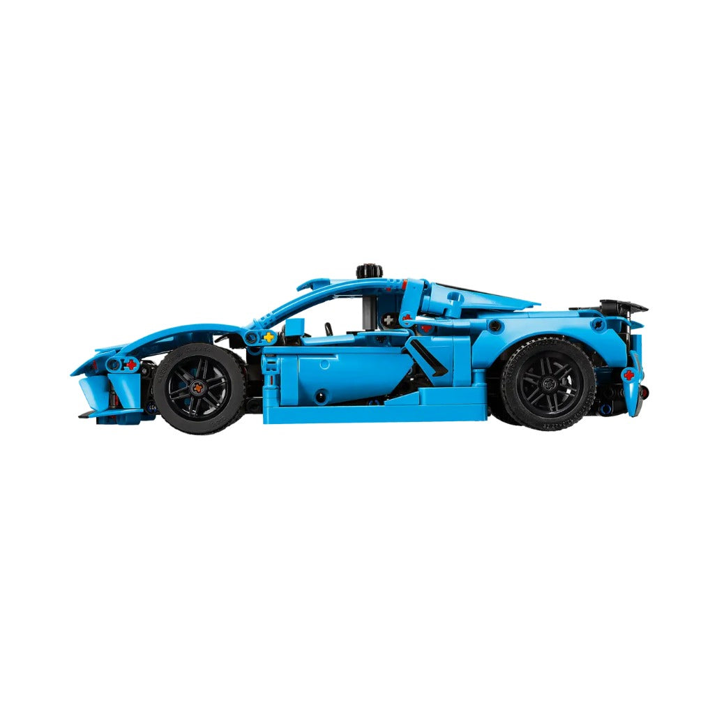 A Photo Of LEGO Technic Chevrolet Corvette Stingray Blue 732 Pieces - 42217