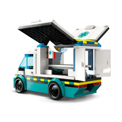A Photo Of LEGO City Emergency Ambulance 184 Pieces - 60451