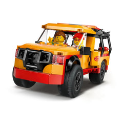 A Photo Of LEGO City Lifeguard Beach Rescue Truck 214 Pieces - 60453