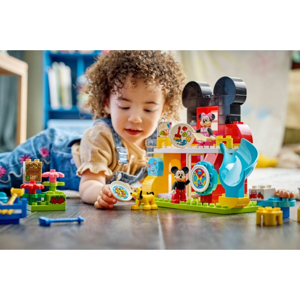 A Photo Of LEGO Mickey Mouse Clubhouse with Minnie & Pluto - 87 Pieces - 10465