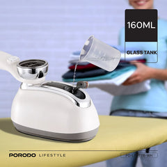 A Photo Of Porodo Lifestyle Retro Thermometer Steam & Heat Iron PDLFST116WH - White