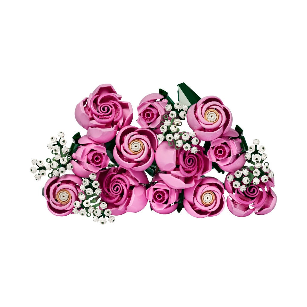 A Photo Of LEGO Bouquet of Pink Roses - 789 Pieces - 10374