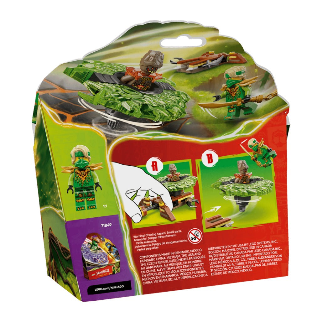 A Photo Of LEGO Lloyd vs. Earth Monster Spinner - 52 Pieces - 71850