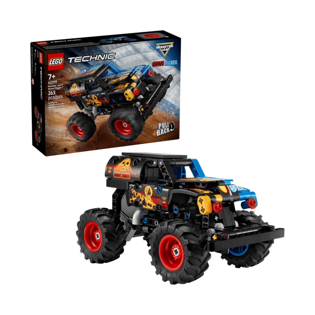 A Photo Of LEGO Monster Jam™ Grave Digger™ Fire and Ice - 263 Pieces - 42219