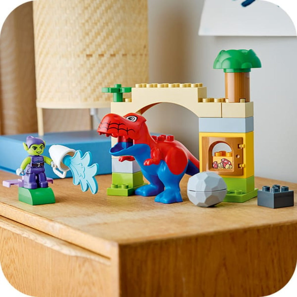 A Photo Of LEGO Dinosaur Spidey-Rex vs. Green Goblin - 25 Pieces - 10463