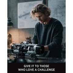 A Photo Of Nifeliz Turbofan Engine Building Set - 2216 Pieces - NF10317