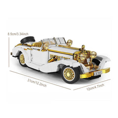 A Photo Of Mould King Mercedes Benz K500 Vintage Car Building Toy Set - 958 Pieces - 10003S