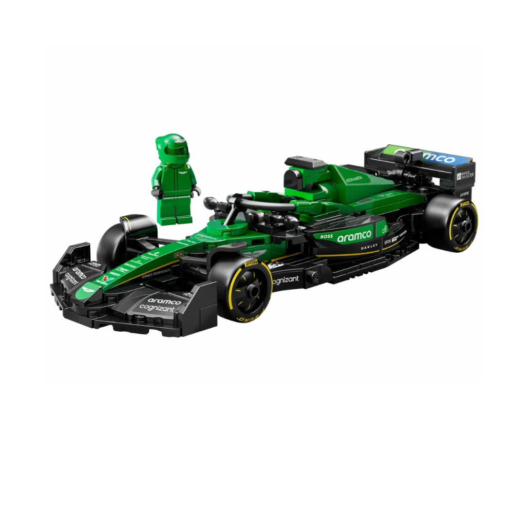 A Photo Of LEGO Aston Martin Aramco F1® AMR24 Race Car 269 Pieces - 77245