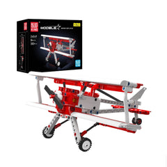 A Photo Of Mould King Red Ciplane Model Building Toy Set - 300 Pieces - 24049