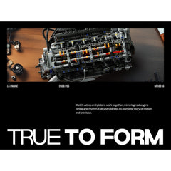 A Photo Of Nifeliz L6 Engine Building Set - 2820 Pieces - NF10316