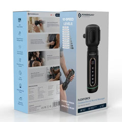 A Photo Of Powerology FLEXFORCE Cordless Muscle Massager, PWHXRB510BK - Black