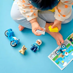 A Photo Of LEGO Duplo Police Motorcycle 5 Pieces - 10967
