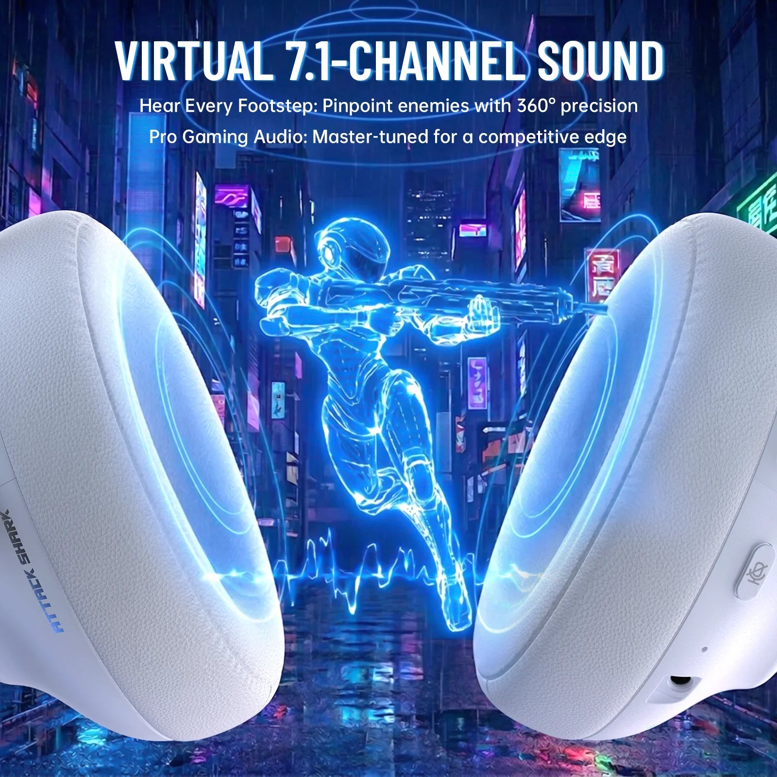 A Photo Of ATTACK SHARK L50 PRO - Wireless Gaming Headset