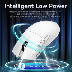 A Photo Of ATTACK SHARK X11 Wireless Gaming Mouse with RGB Magnetic Charging Dock