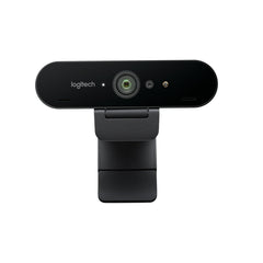 A Photo Of Logitech Brio Ultra HD 4K Pro Webcam with HDR, 5x Digital Zoom, and Omni-Directional Microphones