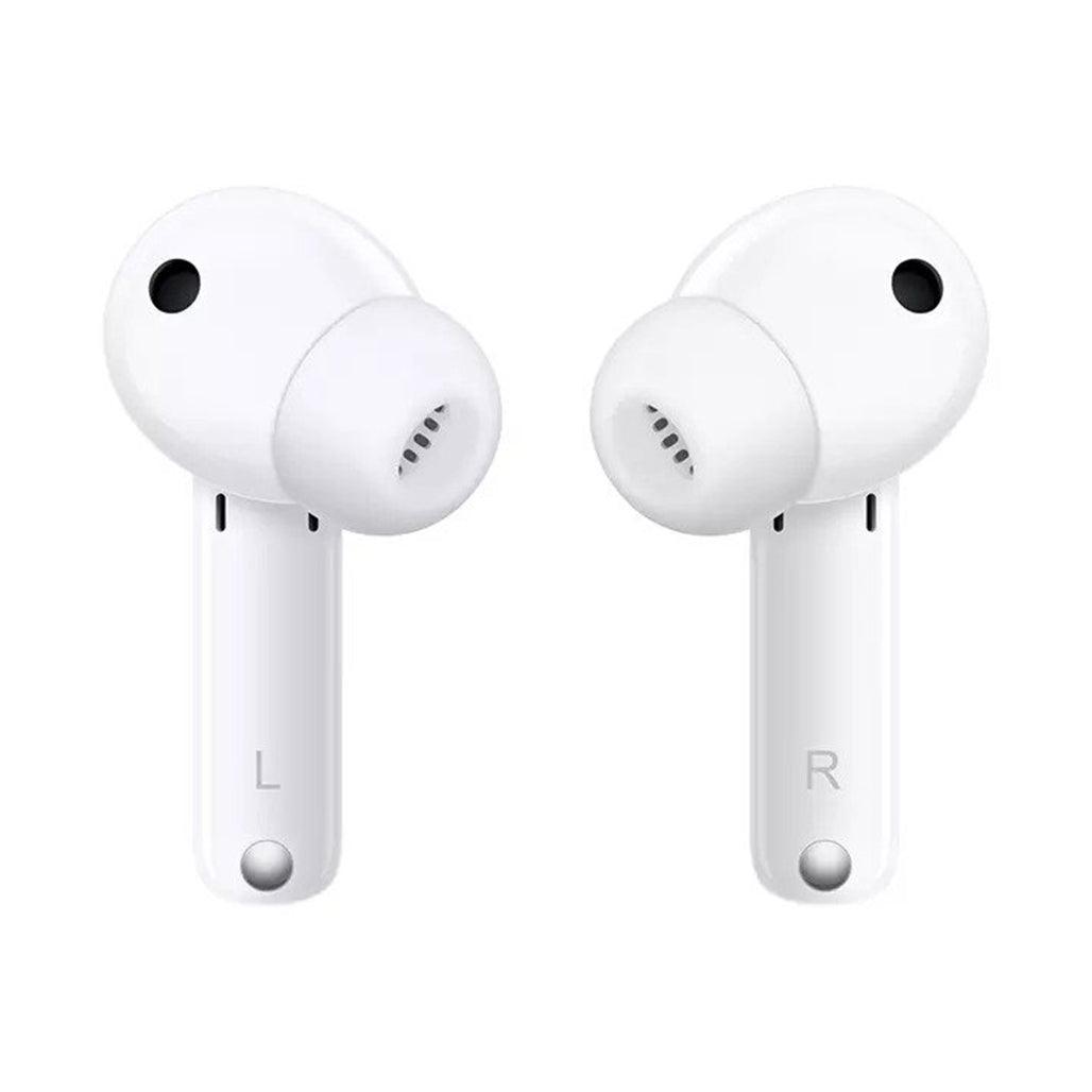 A Photo Of Huawei FreeBuds 4i - Ceramic White | Premium Wireless Earbuds with Active Noise Cancellation and Long Battery Life