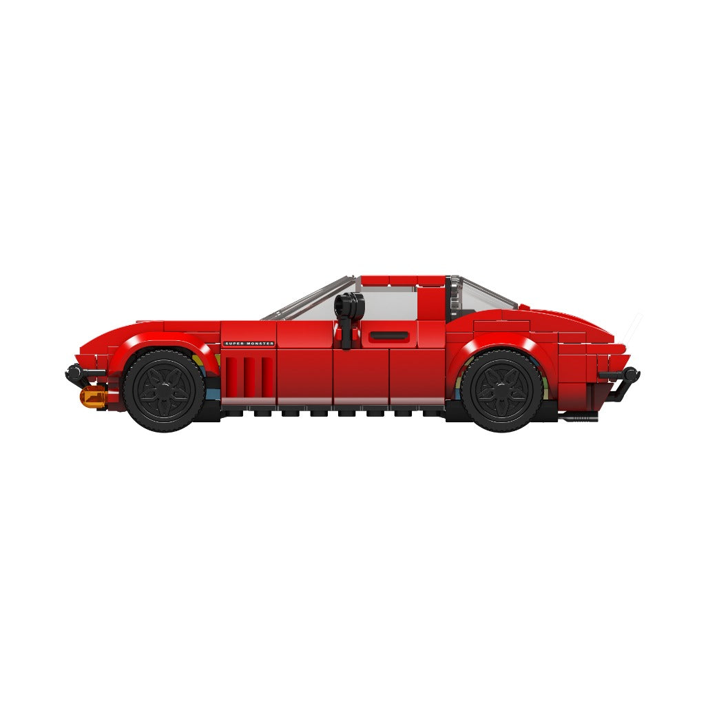 A Photo Of Mould King 27034S Corvette Sports Car Model Building Toy Set - 371 Pieces - 27034