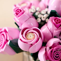 A Photo Of LEGO Bouquet of Pink Roses - 789 Pieces - 10374