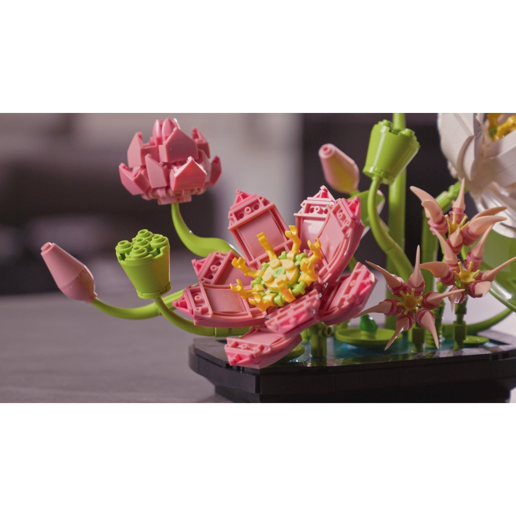 A Photo Of Nifeliz Lotus Building Set - 506 Pieces - NF10334