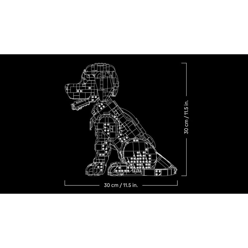 A Photo Of LEGO Icons Golden Retriever Puppy 2102 Pieces - 11384